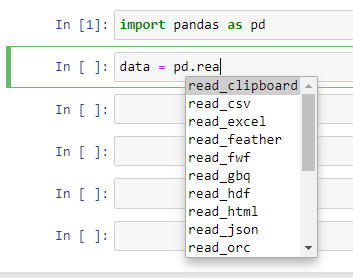 تکمیل خودکار  jupyter notebook 